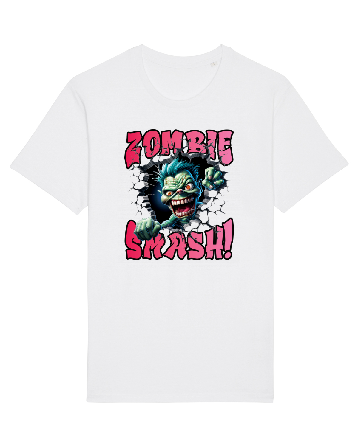 Tricou mânecă scurtă Unisex Rocker White
