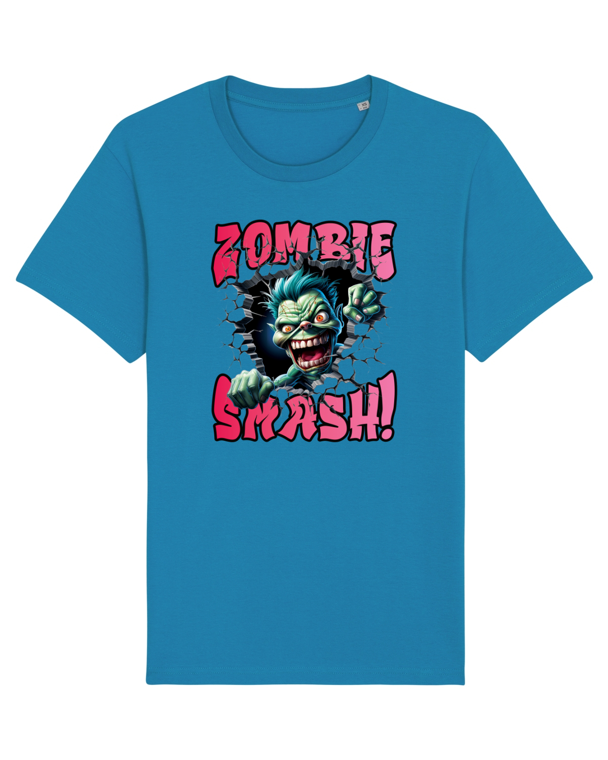 Tricou mânecă scurtă Unisex Rocker Azur