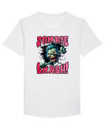 cu desene de Halloween - Zombie smash! Tricou mânecă scurtă guler larg Bărbat Skater