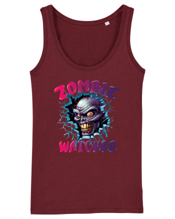 cu desene de Halloween - Zombie Watcher Burgundy