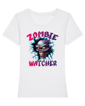 cu desene de Halloween - Zombie Watcher White