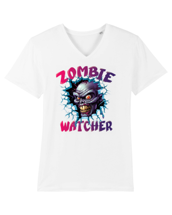 cu desene de Halloween - Zombie Watcher White