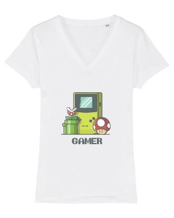 Gamer T Shirt White