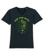 in stil gotic malefic - Face your fears Tricou mânecă scurtă guler V Bărbat Presenter
