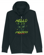 in stil gotic malefic - Hello darkness my old friend Hanorac cu fermoar Unisex Connector