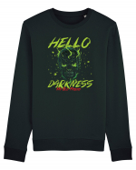 in stil gotic malefic - Hello darkness my old friend Bluză mânecă lungă Unisex Rise