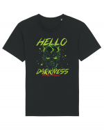 in stil gotic malefic - Hello darkness my old friend Tricou mânecă scurtă Unisex Rocker