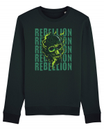 in stil gotic malefic - Rebelion Bluză mânecă lungă Unisex Rise