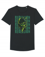 in stil gotic malefic - Rebelion Tricou mânecă scurtă guler larg Bărbat Skater