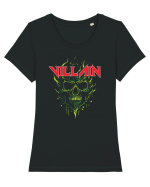in stil gotic malefic - Villain Tricou mânecă scurtă guler larg fitted Damă Expresser