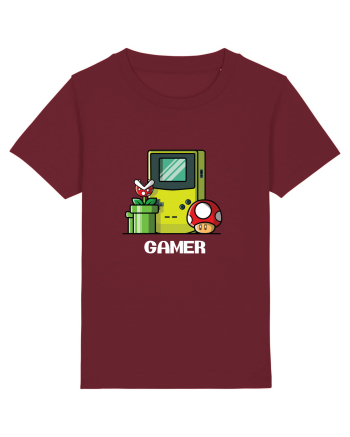 Gamer T Shirt Burgundy