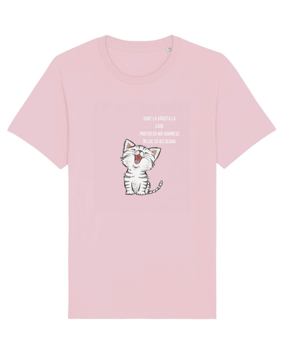 Tricou mânecă scurtă Unisex Rocker Cotton Pink