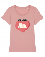 BED LOVER Tricou mânecă scurtă guler larg fitted Damă Expresser