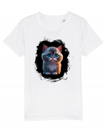 Pisicuță drăguță 3 Tricou mânecă scurtă  Copii Mini Creator