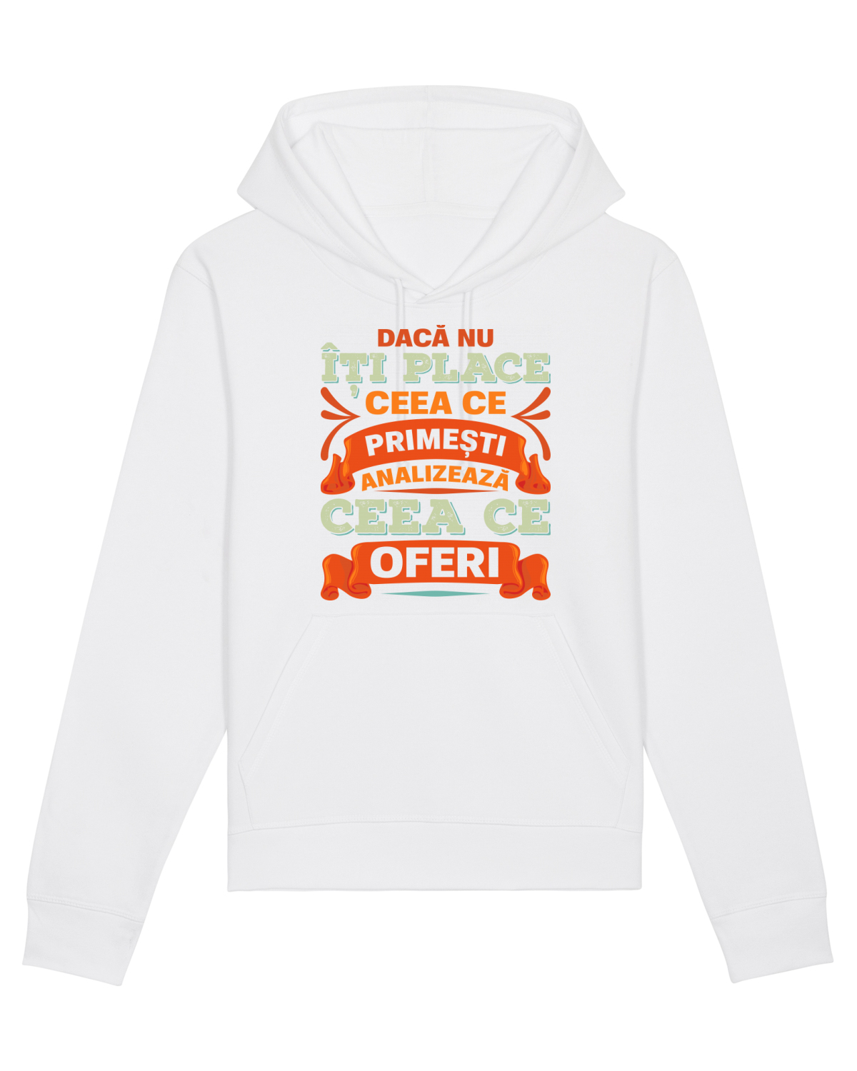Hanorac Unisex Drummer White