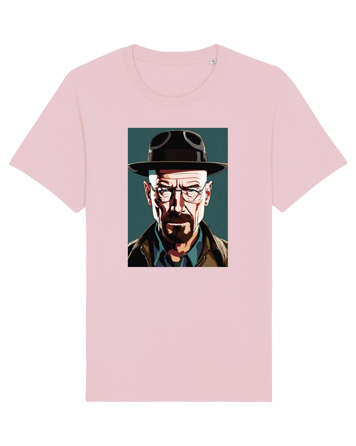 Tricou mânecă scurtă Unisex Rocker Cotton Pink