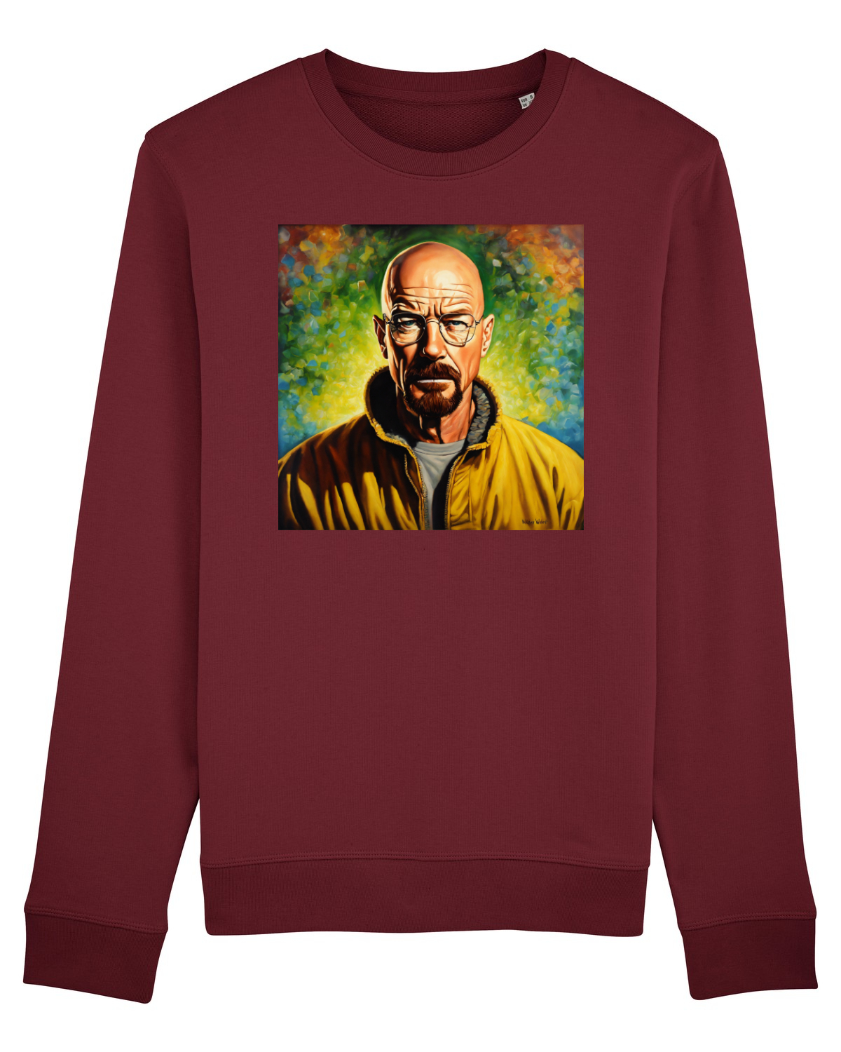 Bluză mânecă lungă Unisex Rise Burgundy