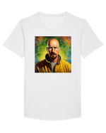 Walter White Tricou mânecă scurtă guler larg Bărbat Skater