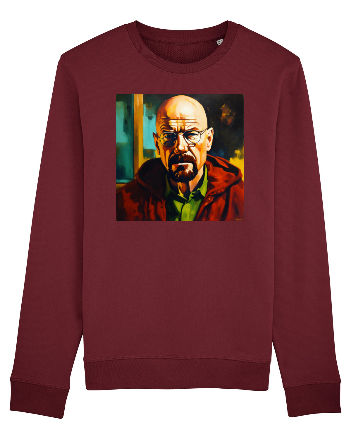 Bluză mânecă lungă Unisex Rise Burgundy