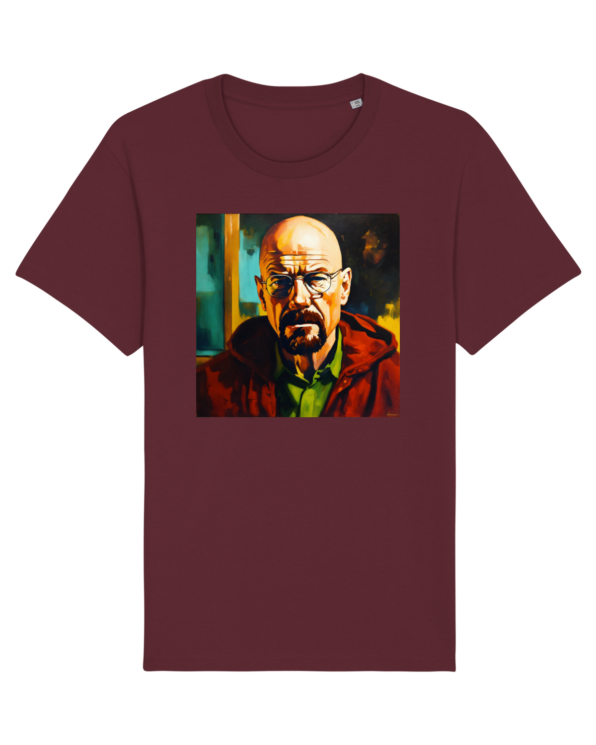 Tricou mânecă scurtă Unisex Rocker Burgundy