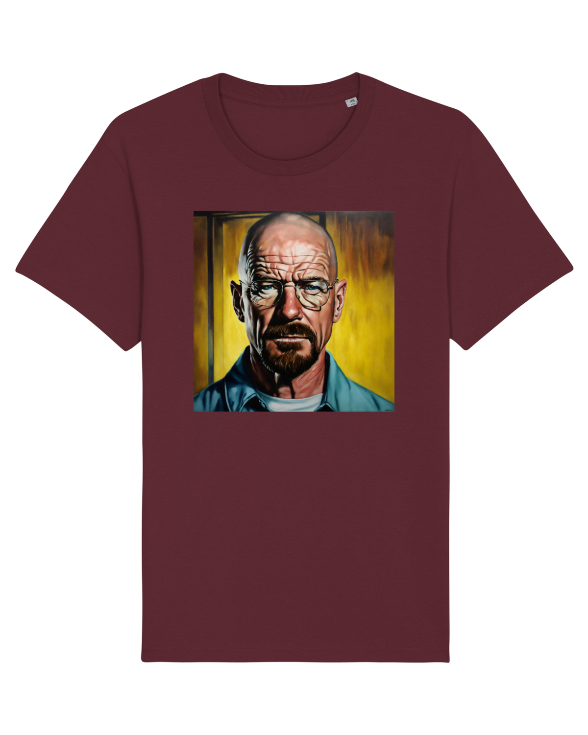 Tricou mânecă scurtă Unisex Rocker Burgundy
