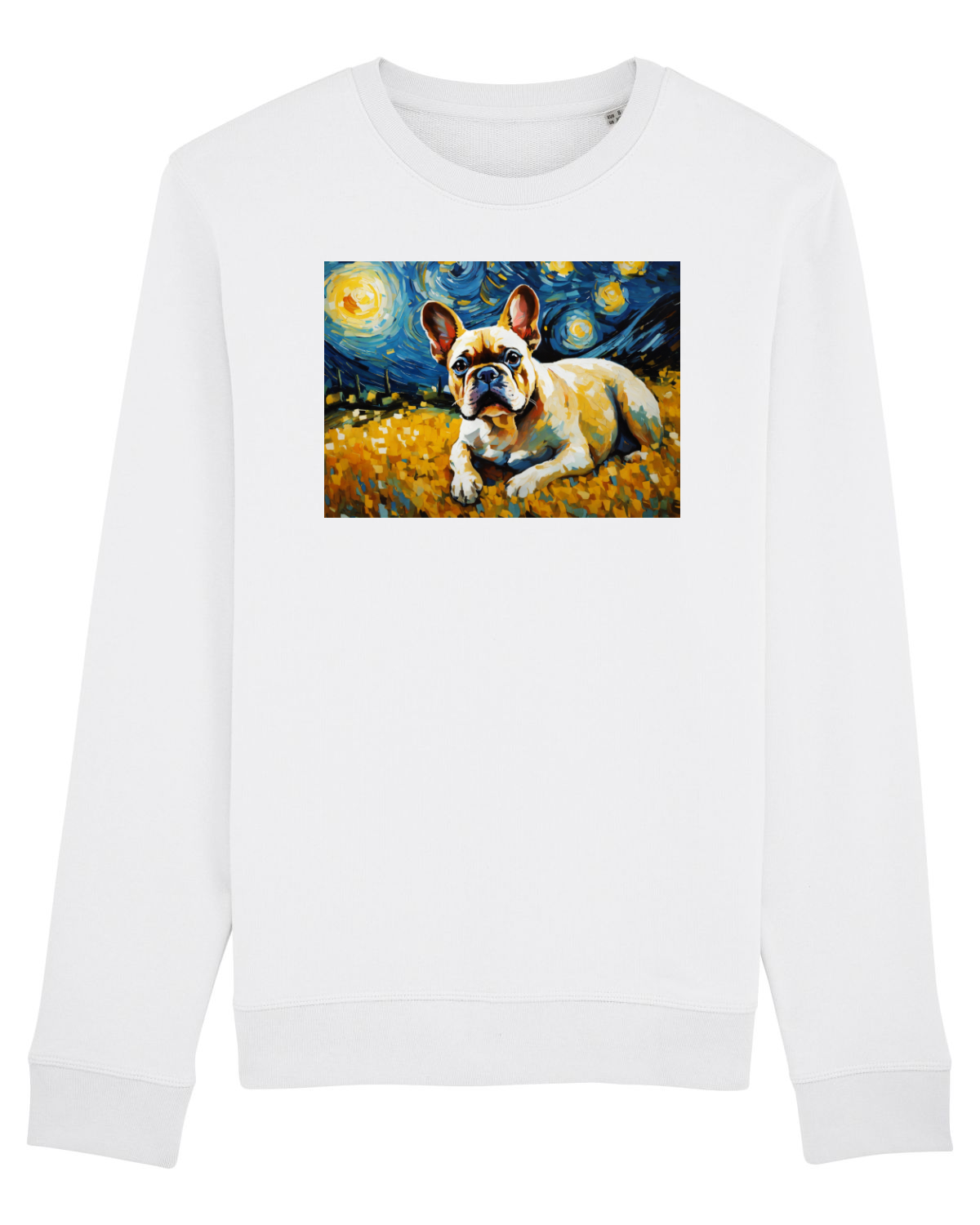 Bluză mânecă lungă Unisex Rise White