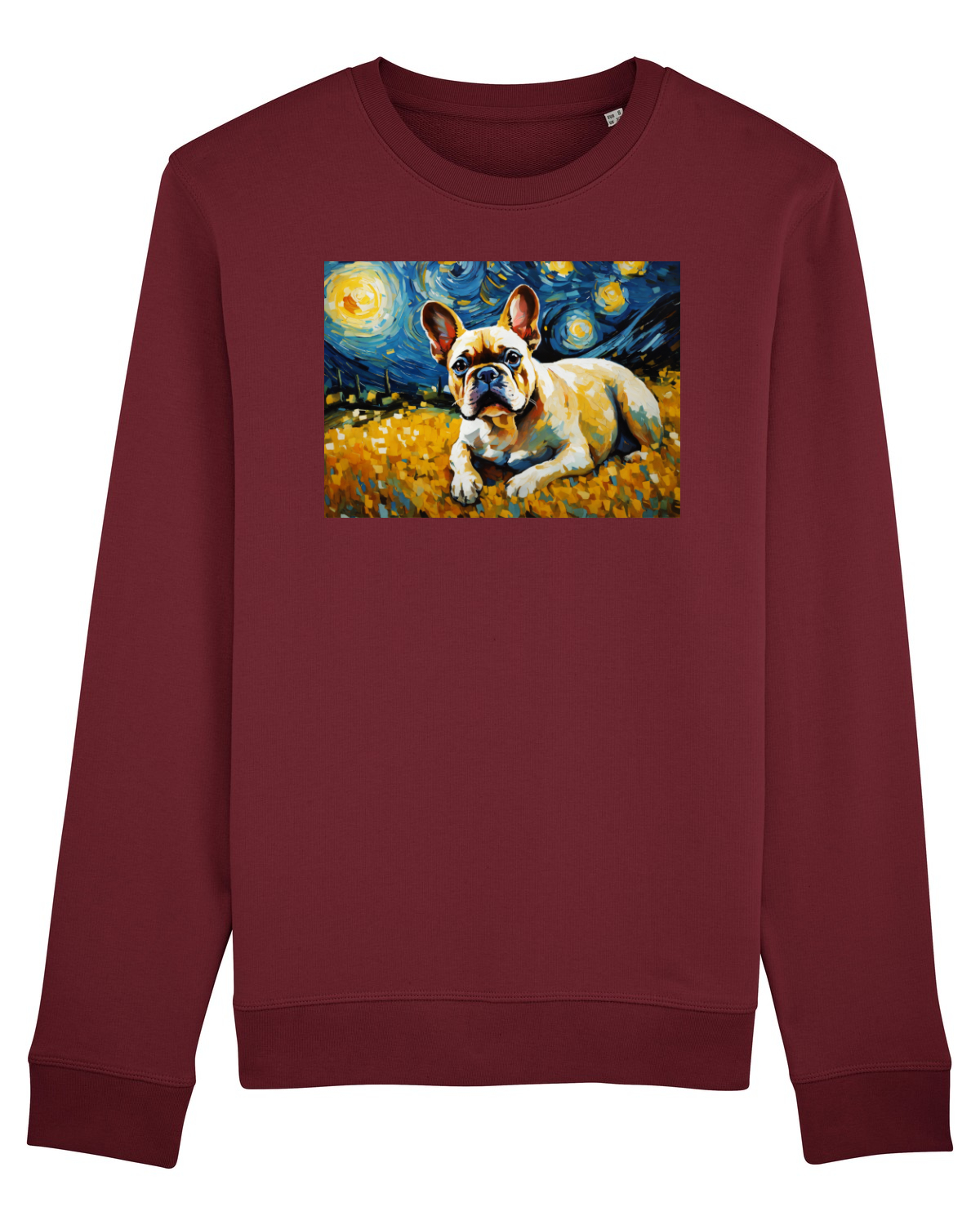 Bluză mânecă lungă Unisex Rise Burgundy