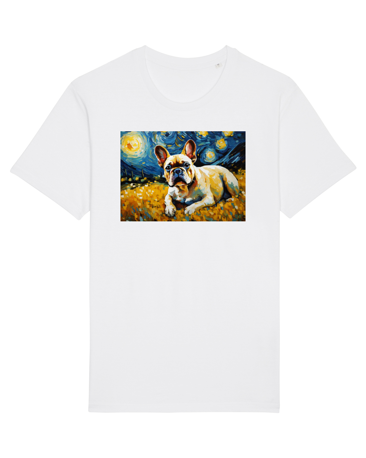 Tricou mânecă scurtă Unisex Rocker White