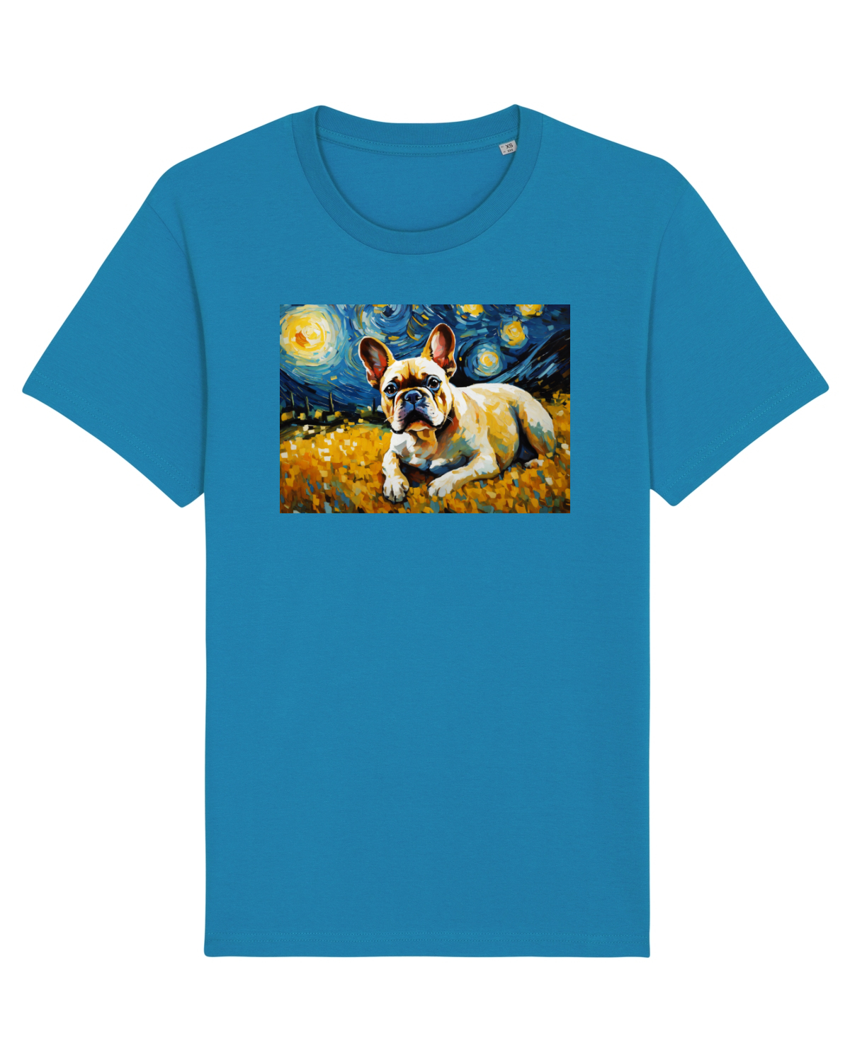 Tricou mânecă scurtă Unisex Rocker Azur