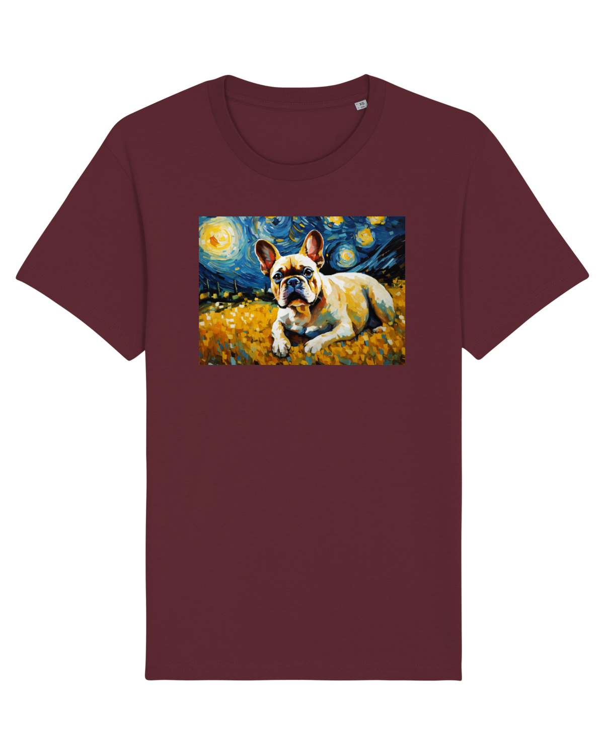 Tricou mânecă scurtă Unisex Rocker Burgundy