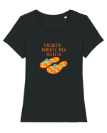 DORINȚĂ DE VACANȚĂ Tricou mânecă scurtă guler larg fitted Damă Expresser