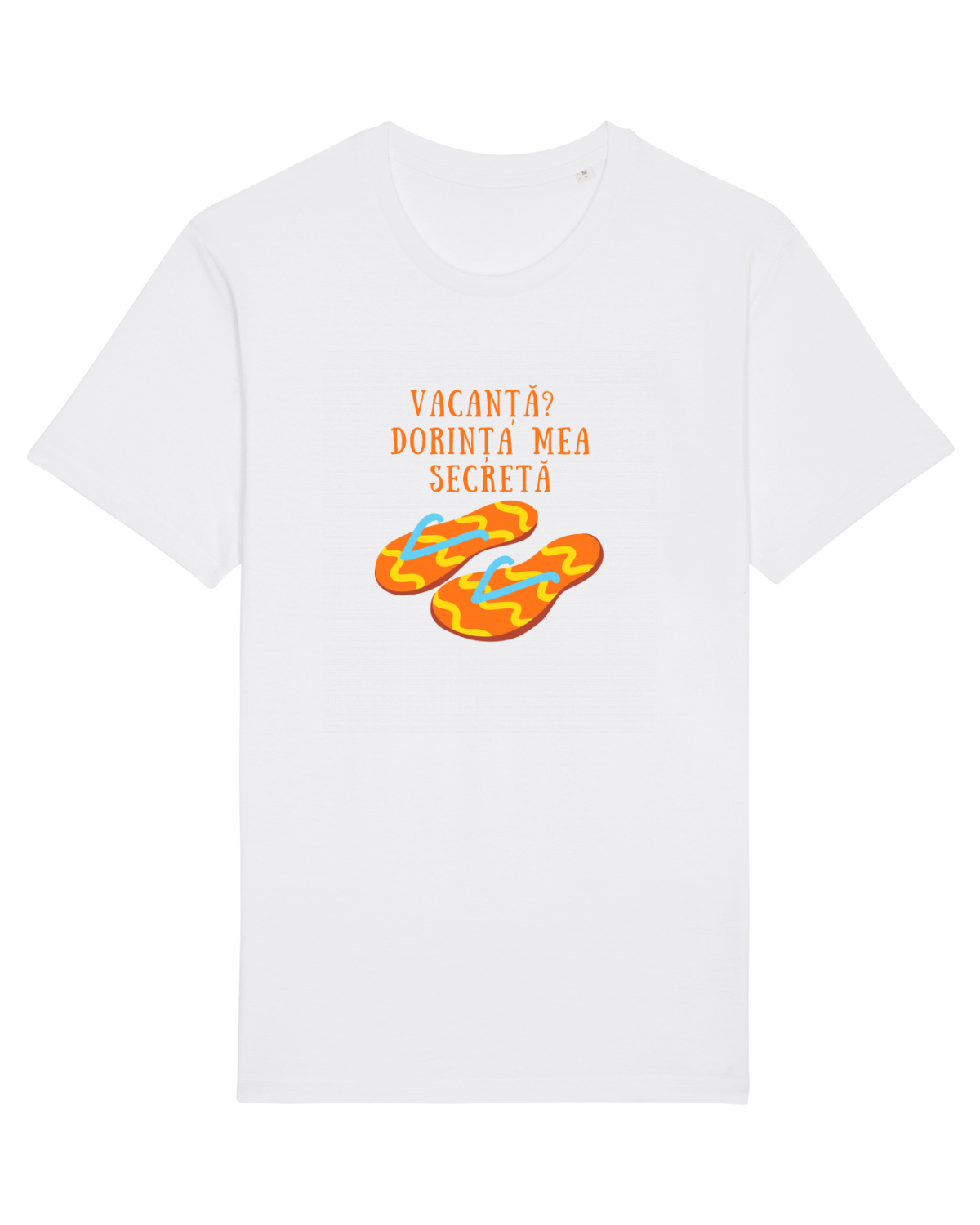 Tricou mânecă scurtă Unisex Rocker White