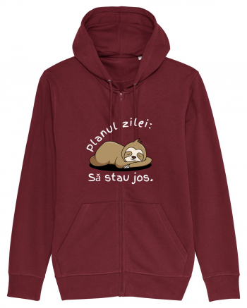 PLANUL ZILEI : SĂ STAU JOS Burgundy