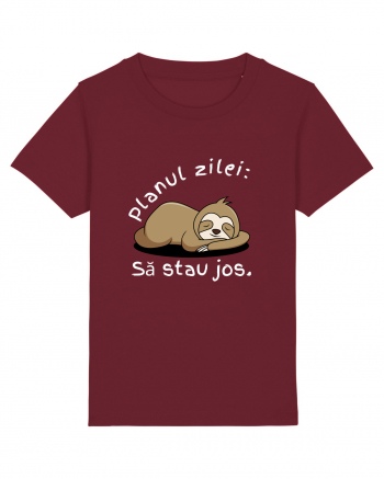 PLANUL ZILEI : SĂ STAU JOS Burgundy