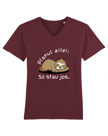 PLANUL ZILEI : SĂ STAU JOS Burgundy