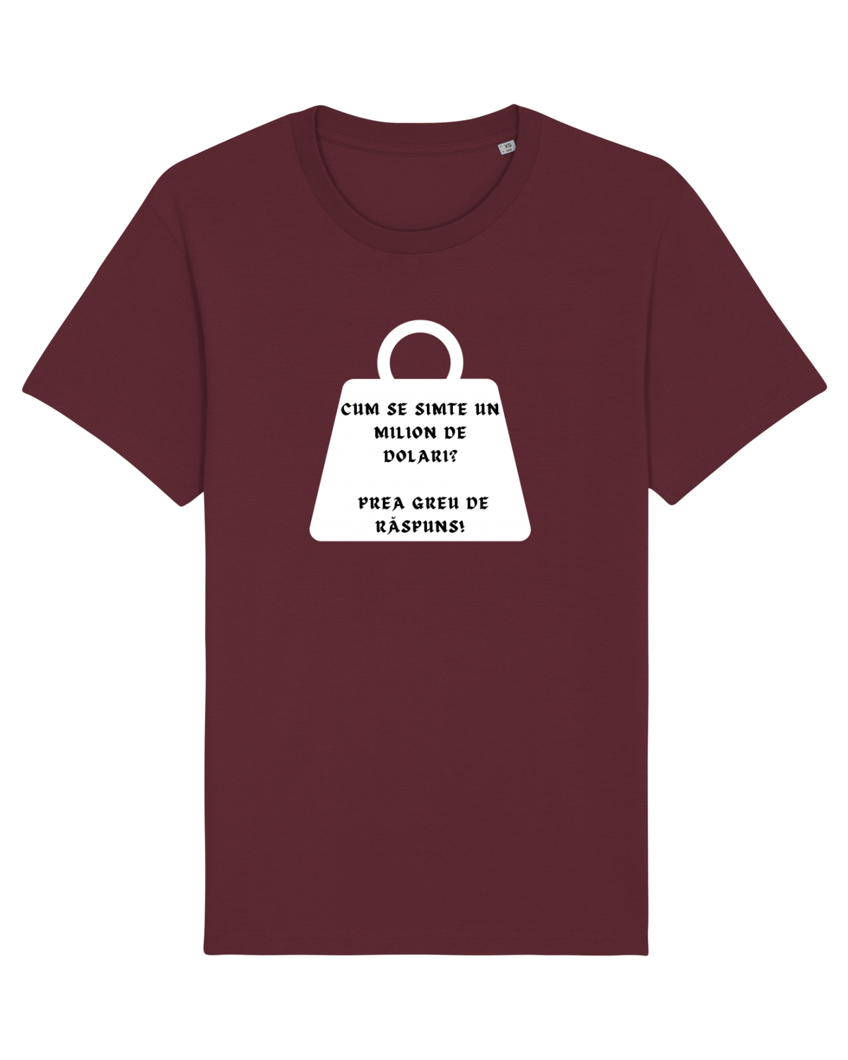 Tricou mânecă scurtă Unisex Rocker Burgundy