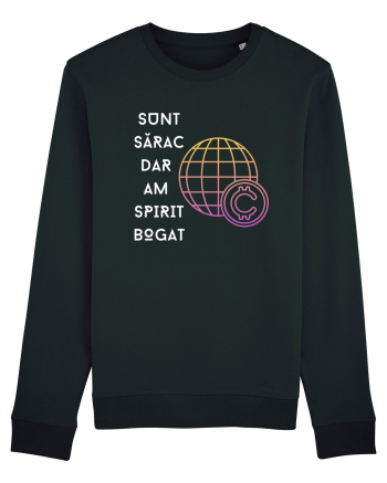 SUNT SĂRAC DAR AM SPIRIT BOGAT Black