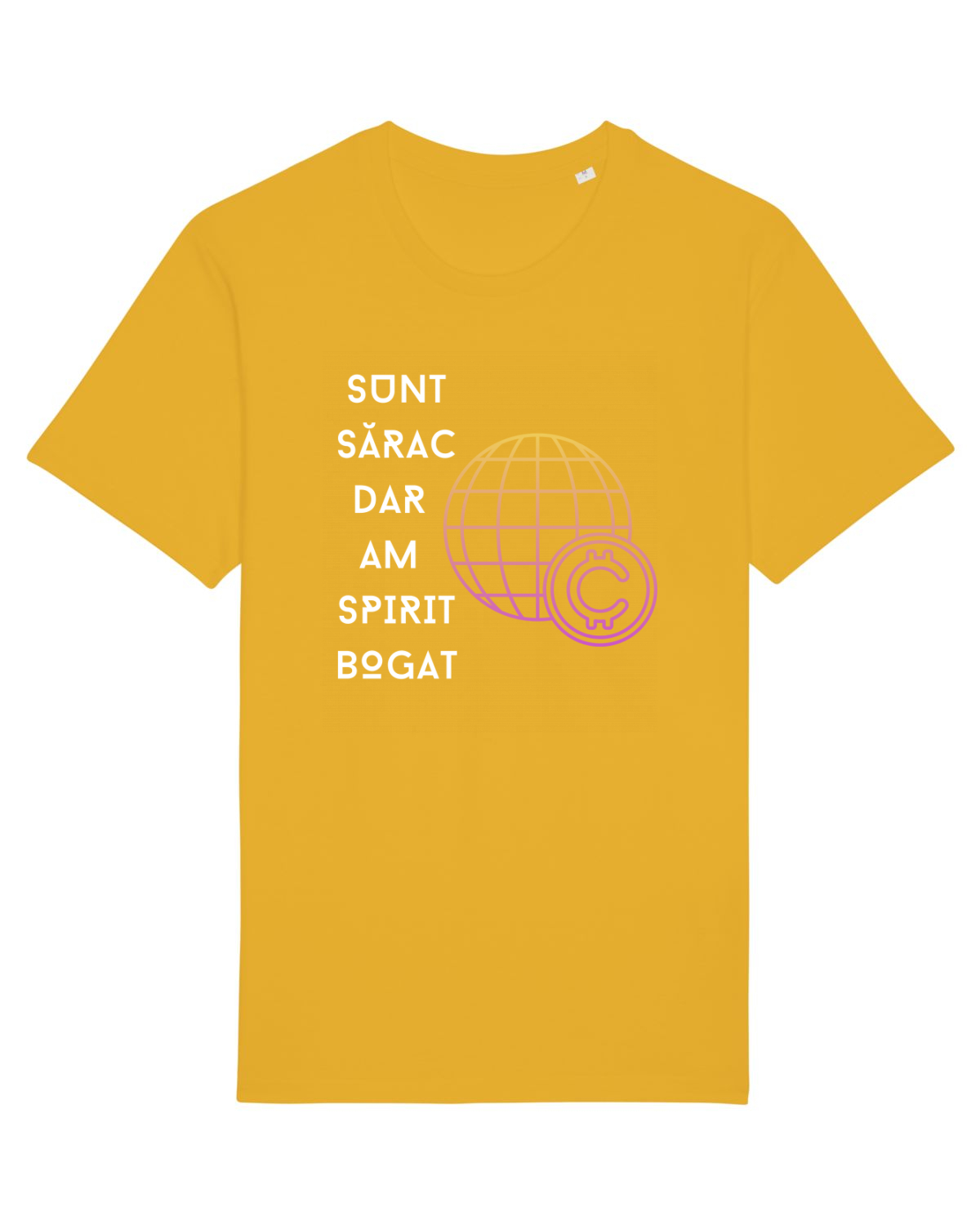 Tricou mânecă scurtă Unisex Rocker Spectra Yellow