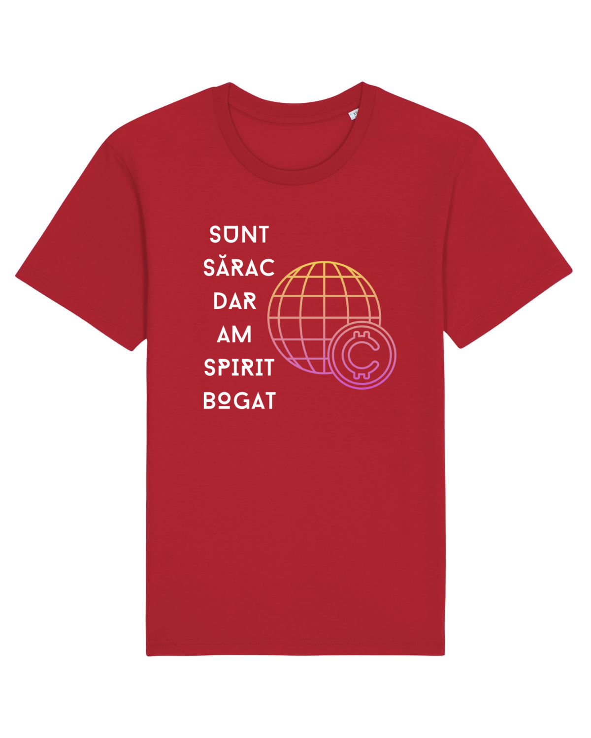 Tricou mânecă scurtă Unisex Rocker Red