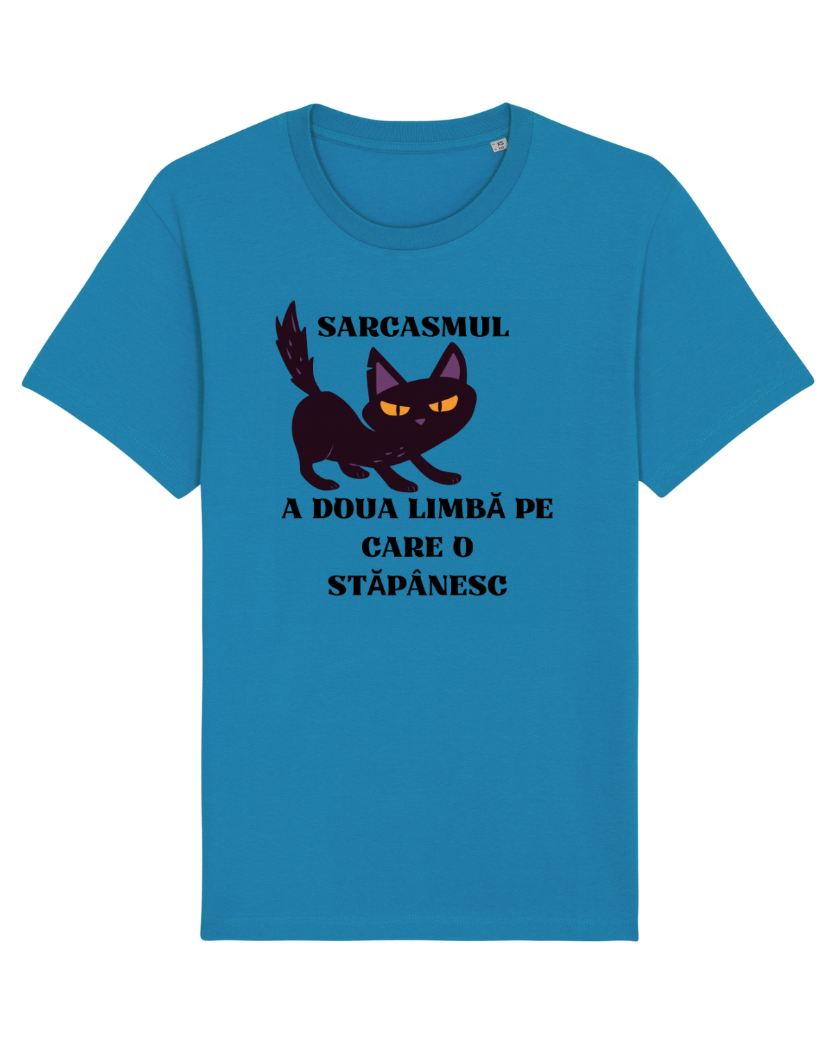 Tricou mânecă scurtă Unisex Rocker Azur