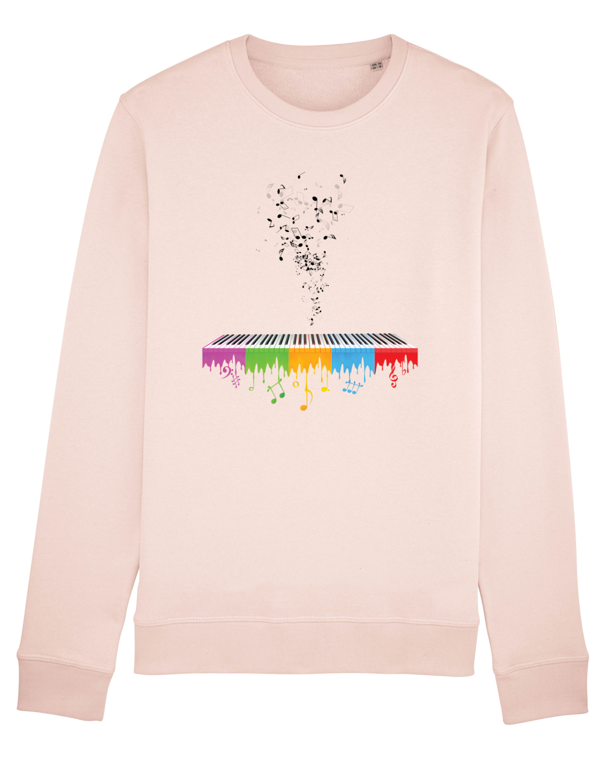 Bluză mânecă lungă Unisex Rise Candy Pink