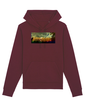 Cer in culori Burgundy
