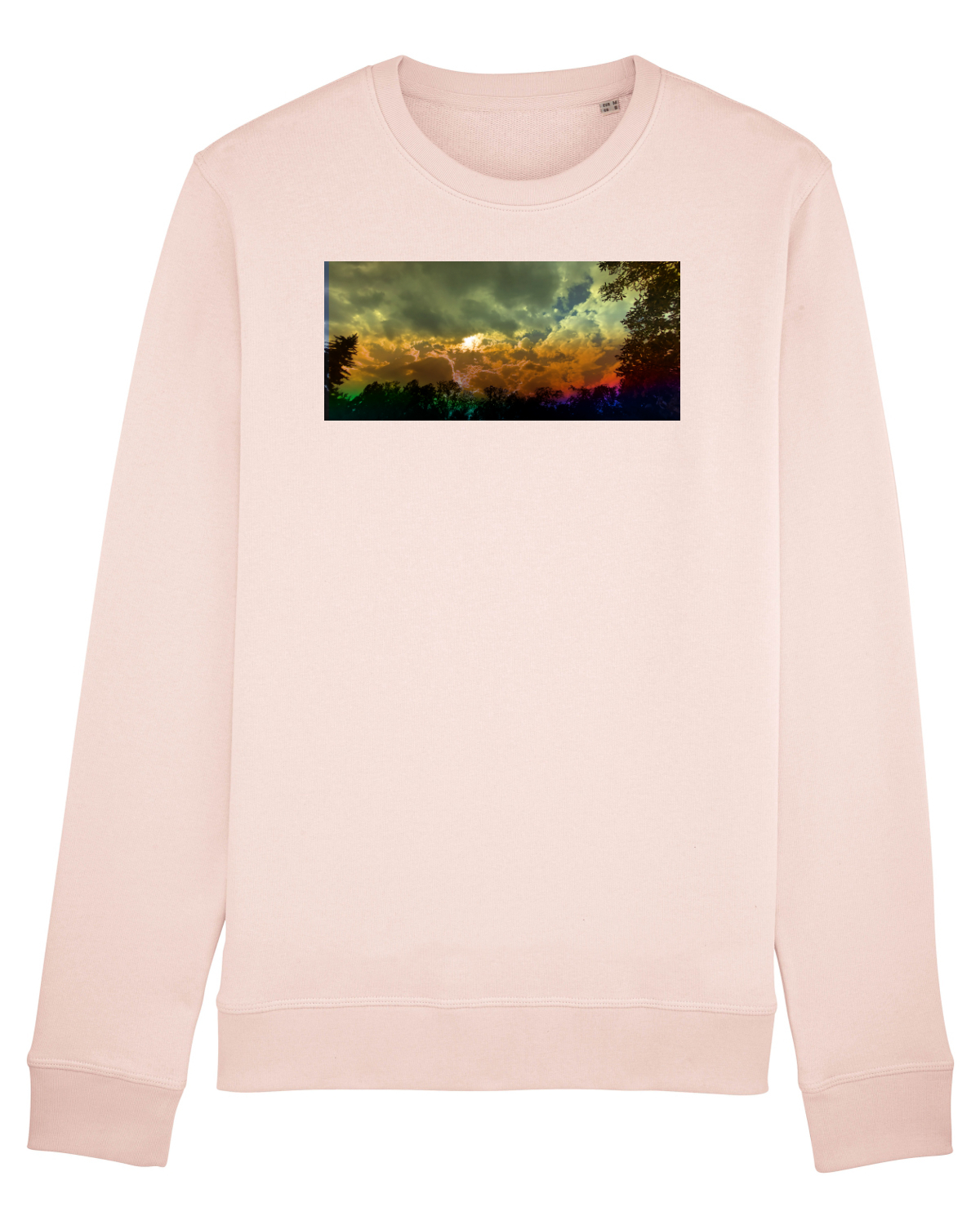 Bluză mânecă lungă Unisex Rise Candy Pink