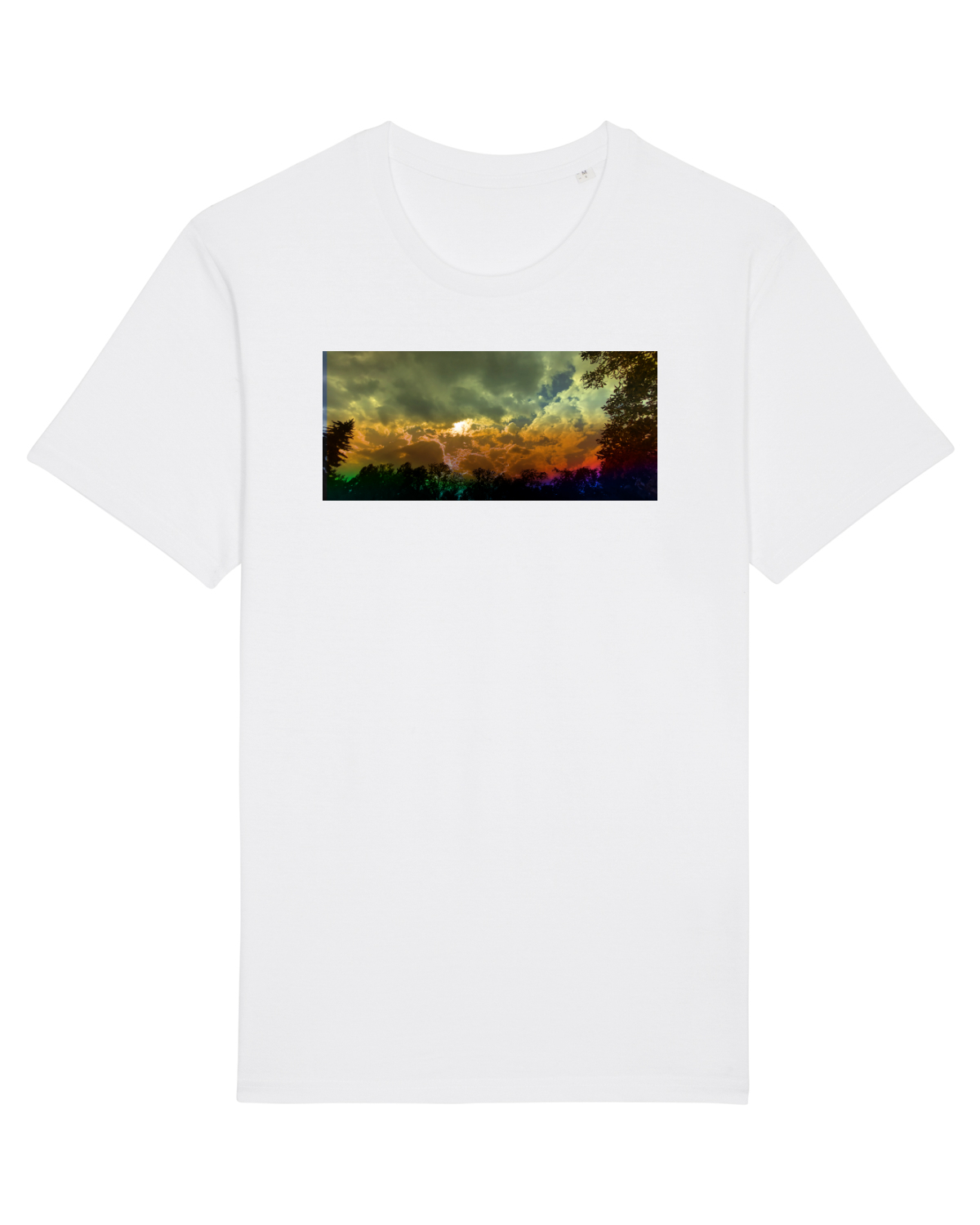 Tricou mânecă scurtă Unisex Rocker White
