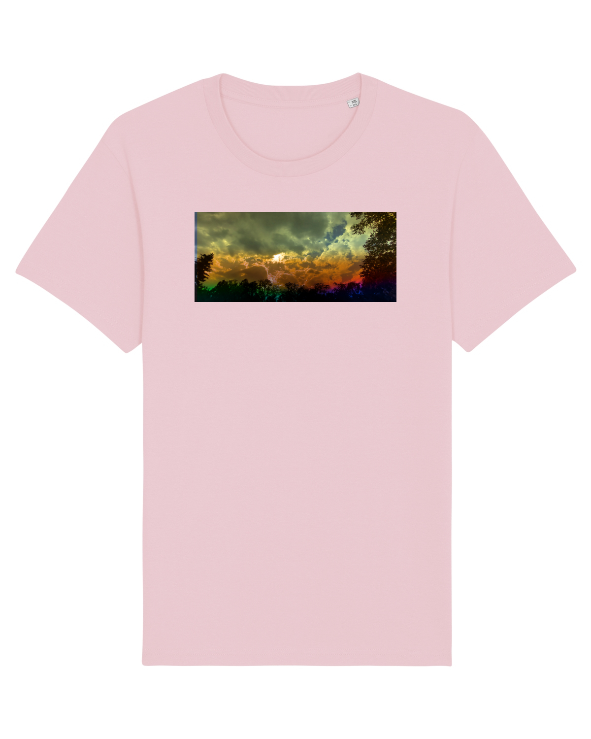 Tricou mânecă scurtă Unisex Rocker Cotton Pink