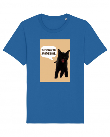 cat funny Royal Blue