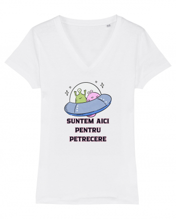 SUNTEM AICI PENTRU PETRECERE White