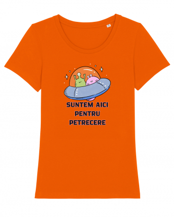 SUNTEM AICI PENTRU PETRECERE Bright Orange