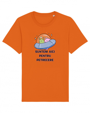 SUNTEM AICI PENTRU PETRECERE Bright Orange