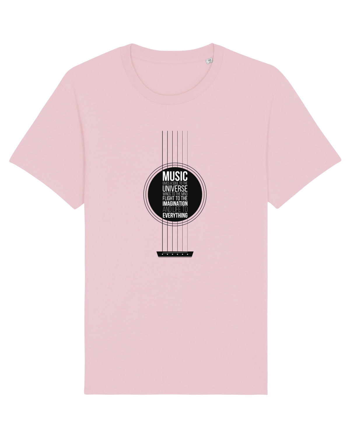 Tricou mânecă scurtă Unisex Rocker Cotton Pink